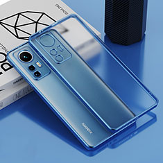 Funda Silicona Ultrafina Carcasa Transparente H01 para Xiaomi Mi 12 Pro 5G Azul