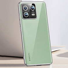 Funda Silicona Ultrafina Carcasa Transparente H01 para Xiaomi Mi 13 Pro 5G Plata