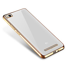 Funda Silicona Ultrafina Carcasa Transparente H01 para Xiaomi Mi 4C Oro