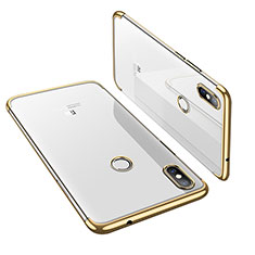 Funda Silicona Ultrafina Carcasa Transparente H01 para Xiaomi Mi 8 Oro
