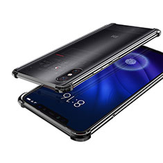 Funda Silicona Ultrafina Carcasa Transparente H01 para Xiaomi Mi 8 Screen Fingerprint Edition Negro