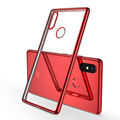 Funda Silicona Ultrafina Carcasa Transparente H01 para Xiaomi Mi 8 SE Rojo