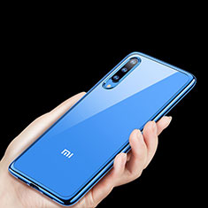Funda Silicona Ultrafina Carcasa Transparente H01 para Xiaomi Mi 9 Azul