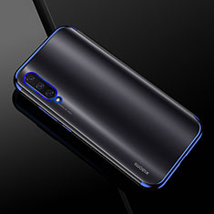 Funda Silicona Ultrafina Carcasa Transparente H01 para Xiaomi Mi A3 Azul
