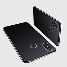 Funda Silicona Ultrafina Carcasa Transparente H01 para Xiaomi Mi Max 3 Negro