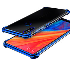 Funda Silicona Ultrafina Carcasa Transparente H01 para Xiaomi Mi Mix 2S Azul
