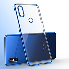 Funda Silicona Ultrafina Carcasa Transparente H01 para Xiaomi Mi Mix 3 Azul