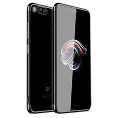 Funda Silicona Ultrafina Carcasa Transparente H01 para Xiaomi Mi Note 3 Negro