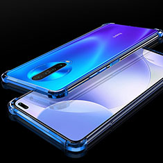 Funda Silicona Ultrafina Carcasa Transparente H01 para Xiaomi Poco X2 Azul