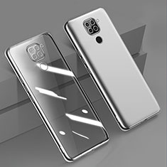 Funda Silicona Ultrafina Carcasa Transparente H01 para Xiaomi Redmi 10X 4G Plata