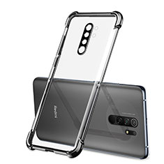 Funda Silicona Ultrafina Carcasa Transparente H01 para Xiaomi Redmi 9 Prime India Negro