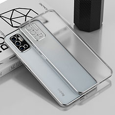 Funda Silicona Ultrafina Carcasa Transparente H01 para Xiaomi Redmi Note 10 5G Plata