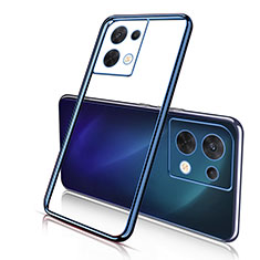 Funda Silicona Ultrafina Carcasa Transparente H01 para Xiaomi Redmi Note 13 Pro 5G Azul