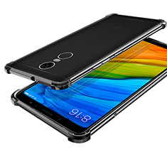 Funda Silicona Ultrafina Carcasa Transparente H01 para Xiaomi Redmi Note 5 Indian Version Negro