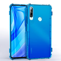 Funda Silicona Ultrafina Carcasa Transparente H02 para Huawei Enjoy 10 Plus Azul