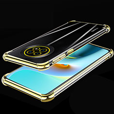 Funda Silicona Ultrafina Carcasa Transparente H02 para Huawei Enjoy 20 Plus 5G Oro