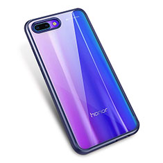 Funda Silicona Ultrafina Carcasa Transparente H02 para Huawei Honor 10 Azul