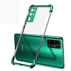 Funda Silicona Ultrafina Carcasa Transparente H02 para Huawei Honor 30 Verde