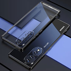 Funda Silicona Ultrafina Carcasa Transparente H02 para Huawei Honor 70 5G Negro