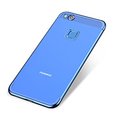 Funda Silicona Ultrafina Carcasa Transparente H02 para Huawei Honor 8 Lite Azul