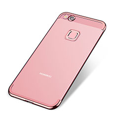 Funda Silicona Ultrafina Carcasa Transparente H02 para Huawei Honor 8 Lite Oro Rosa