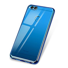 Funda Silicona Ultrafina Carcasa Transparente H02 para Huawei Honor Play 7X Azul