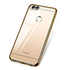 Funda Silicona Ultrafina Carcasa Transparente H02 para Huawei Honor Play 7X Oro