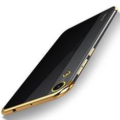 Funda Silicona Ultrafina Carcasa Transparente H02 para Huawei Honor Play 8A Oro