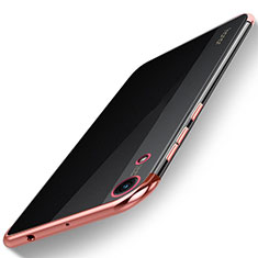 Funda Silicona Ultrafina Carcasa Transparente H02 para Huawei Honor Play 8A Oro Rosa