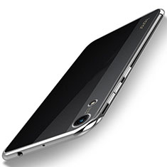 Funda Silicona Ultrafina Carcasa Transparente H02 para Huawei Honor Play 8A Plata