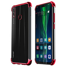Funda Silicona Ultrafina Carcasa Transparente H02 para Huawei Honor V10 Lite Rojo