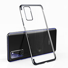 Funda Silicona Ultrafina Carcasa Transparente H02 para Huawei Honor V30 5G Negro