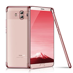 Funda Silicona Ultrafina Carcasa Transparente H02 para Huawei Mate 10 Oro Rosa