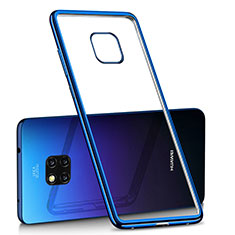 Funda Silicona Ultrafina Carcasa Transparente H02 para Huawei Mate 20 Pro Azul
