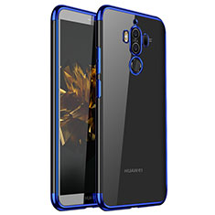 Funda Silicona Ultrafina Carcasa Transparente H02 para Huawei Mate 9 Azul
