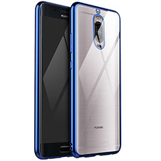 Funda Silicona Ultrafina Carcasa Transparente H02 para Huawei Mate 9 Pro Azul
