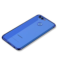 Funda Silicona Ultrafina Carcasa Transparente H02 para Huawei Nova 2 Azul