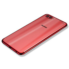 Funda Silicona Ultrafina Carcasa Transparente H02 para Huawei Nova 2S Rojo