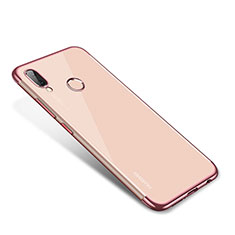 Funda Silicona Ultrafina Carcasa Transparente H02 para Huawei Nova 3 Oro Rosa