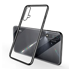 Funda Silicona Ultrafina Carcasa Transparente H02 para Huawei Nova 5 Pro Negro