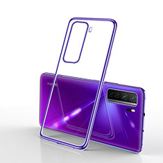 Funda Silicona Ultrafina Carcasa Transparente H02 para Huawei Nova 7 SE 5G Morado