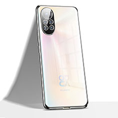 Funda Silicona Ultrafina Carcasa Transparente H02 para Huawei Nova 8 Pro 5G Plata