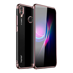 Funda Silicona Ultrafina Carcasa Transparente H02 para Huawei P Smart (2019) Oro Rosa