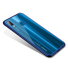 Funda Silicona Ultrafina Carcasa Transparente H02 para Huawei P20 Lite Azul