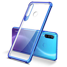 Funda Silicona Ultrafina Carcasa Transparente H02 para Huawei P30 Lite Azul