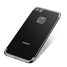 Funda Silicona Ultrafina Carcasa Transparente H02 para Huawei P8 Lite (2017) Negro