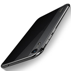 Funda Silicona Ultrafina Carcasa Transparente H02 para Huawei Y6s Negro