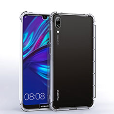 Funda Silicona Ultrafina Carcasa Transparente H02 para Huawei Y7 Pro (2019) Claro