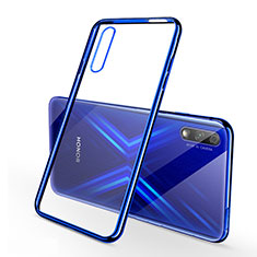 Funda Silicona Ultrafina Carcasa Transparente H02 para Huawei Y9 Prime (2019) Azul