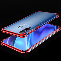 Funda Silicona Ultrafina Carcasa Transparente H02 para Samsung Galaxy A8s SM-G8870 Rojo